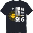 thumbnail image 1 of Raytal Urban Sophistication Graphic Tee Black T-Shirt with Bold White Black & Yellow Design, 1 of 5