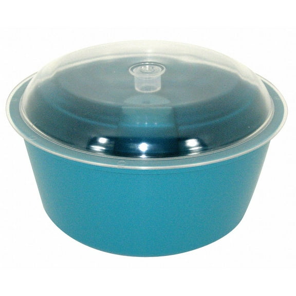 Raytech Vibratory Tumbler Bowl and Lid, 8In Dia. 23-005