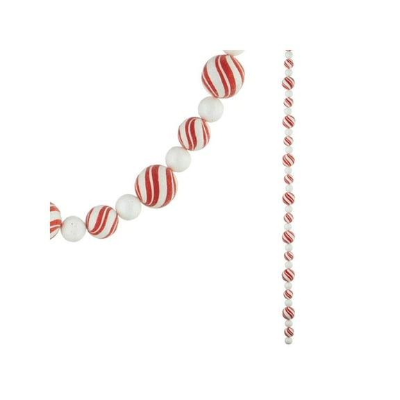 Raz Imports 2021 Peppermint Parlor 4-Foot Peppermint Candy Garland