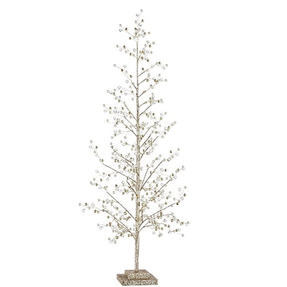 Raz Imports 2022 City Of Lights 28" Crystal Champagne Tabletop Tree