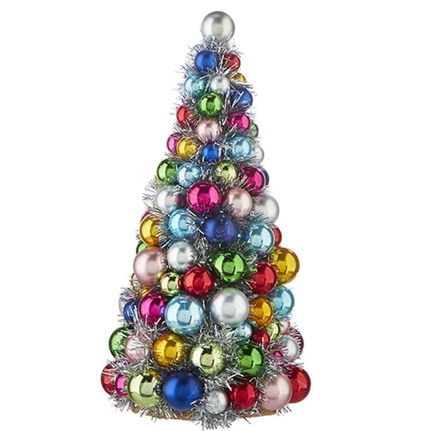 Raz 25 Cedar with Multicolor Ball Ornament Spray
