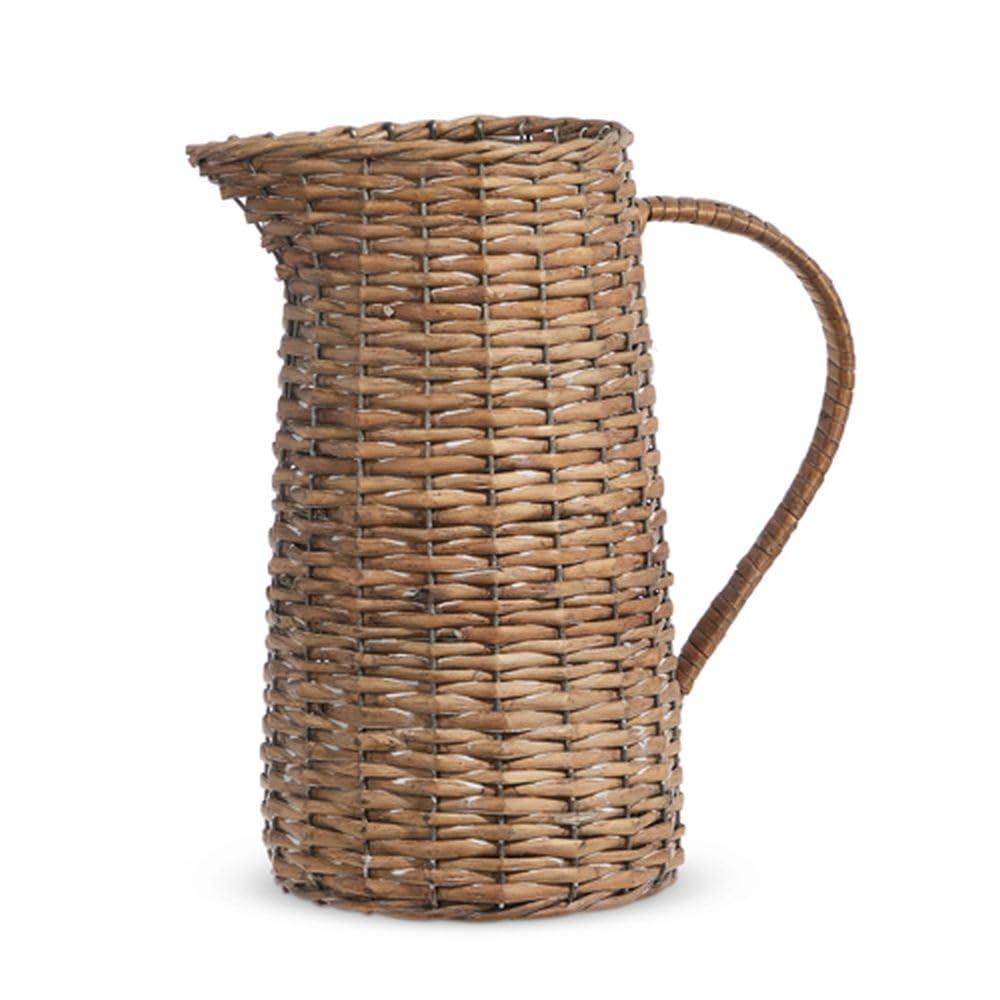 Raz Imports 2024 Farmstead 12" Woven Pitcher