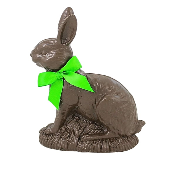 Raz Imports 7.00In Small Chocolate Bunny, Resin, Easter Weighted 4510270