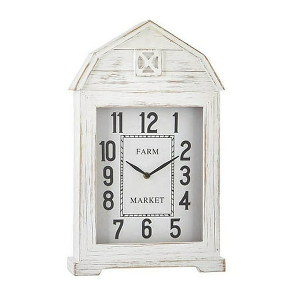 Raz Imports Boxwood 19" Distressed Barn Clock