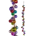 thumbnail image 1 of RAZ Imports 4' Multicolor Small Ball Ornament Shatterproof Christmas Garland, 1 of 6