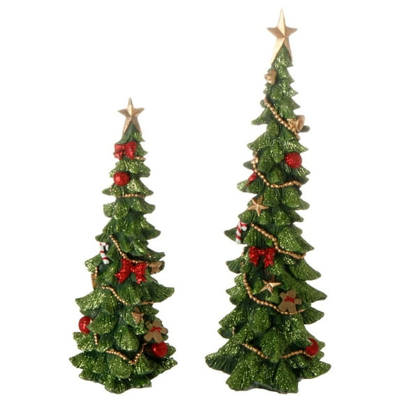 Raz Imports Nutcracker Traditions 11.5" Tree, Set of 2