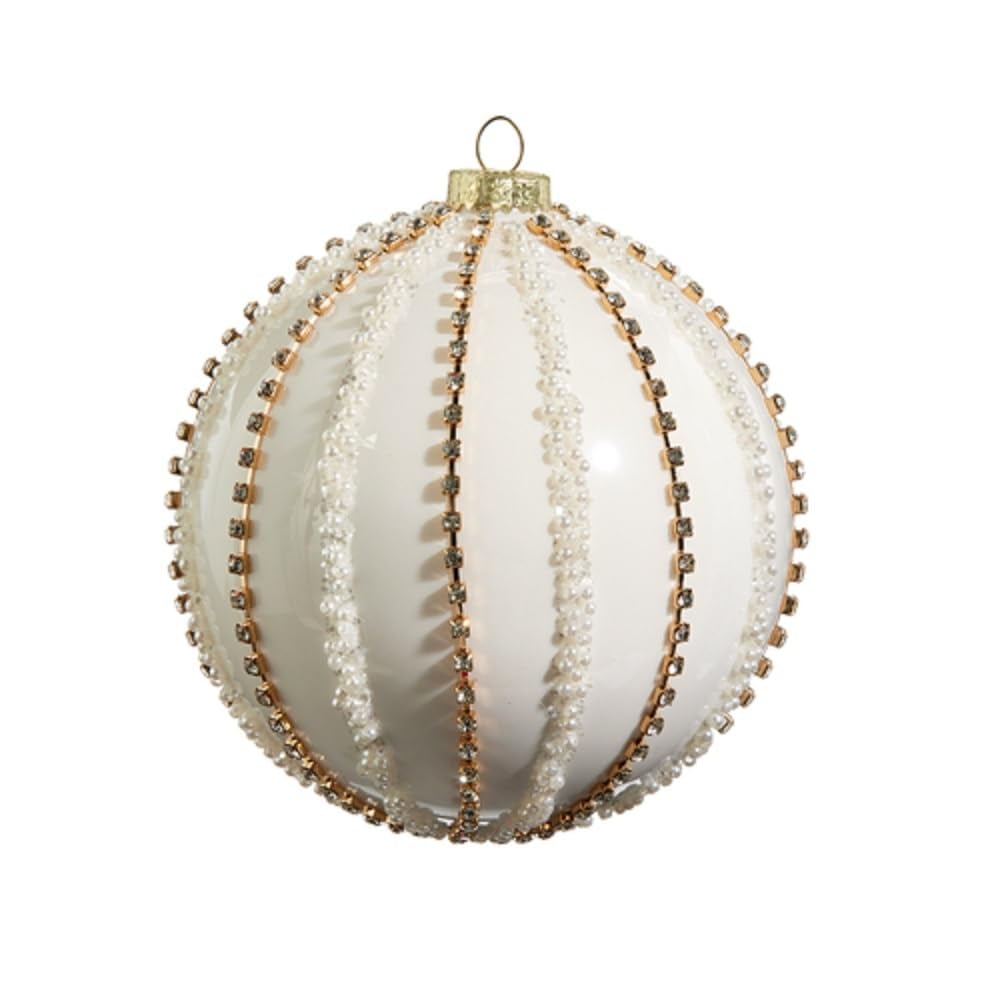 RAZ Imports Rhinestone and Ball Ornament