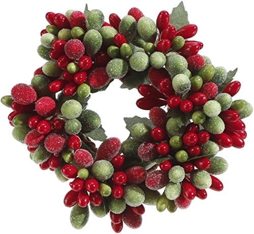 Raz Imports Beaded Berry Candle Ring