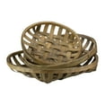 thumbnail image 1 of Set of 3 Brown Woven Baskets 23.75", 1 of 2