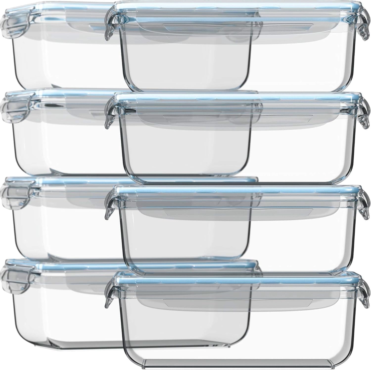 Razab Glass Food Storage Containers with Lids - Thumbnail 2