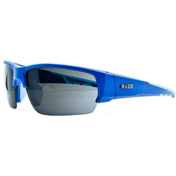 Raze Eyewear B-Raze Golf Sunglasses, Navy Frame/Smoke Lens -