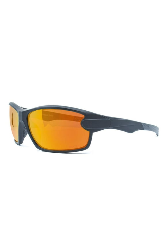 Eyewear J-Frame Golf Sport & Motorcycle Riding Sunglasses (Black With Black Accents)