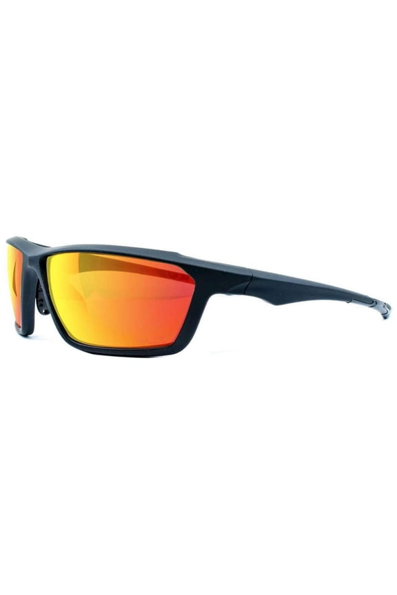 Eyewear Prime Sport Sunglasses Sun Protection Orange Mirrored (Black HD)