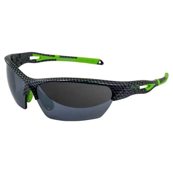 Raze Eyewear Pursuit Golf Sunglasses, Carbon Frame/Smoke Lens -
