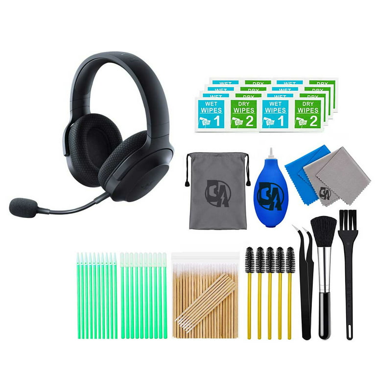 Razer Barracuda X 2022 Edition Wireless Stereo Gaming Headset Black With  Cleaning Kit Bolt Axtion Bundle Like New 