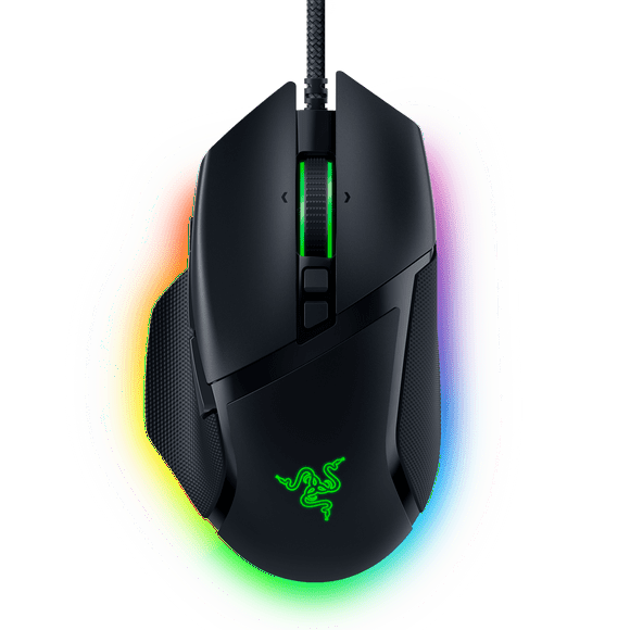 Razer Basilisk V3 Customizable Ergonomic Wired PC Gaming Mouse, Chroma RGB, 26K Optical Sensor, HyperScroll Tilt Wheel, Black