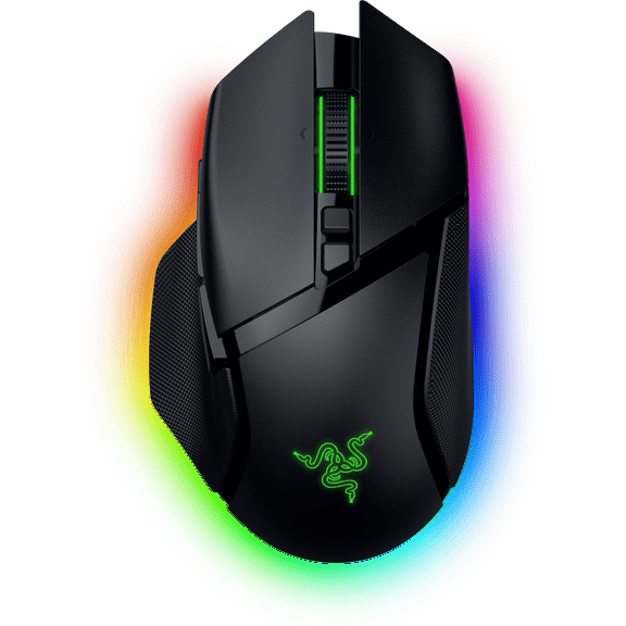 Razer Basilisk V3 Pro 35K Customizable Wireless Ergonomic Gaming Mouse, Chroma RBG, Black