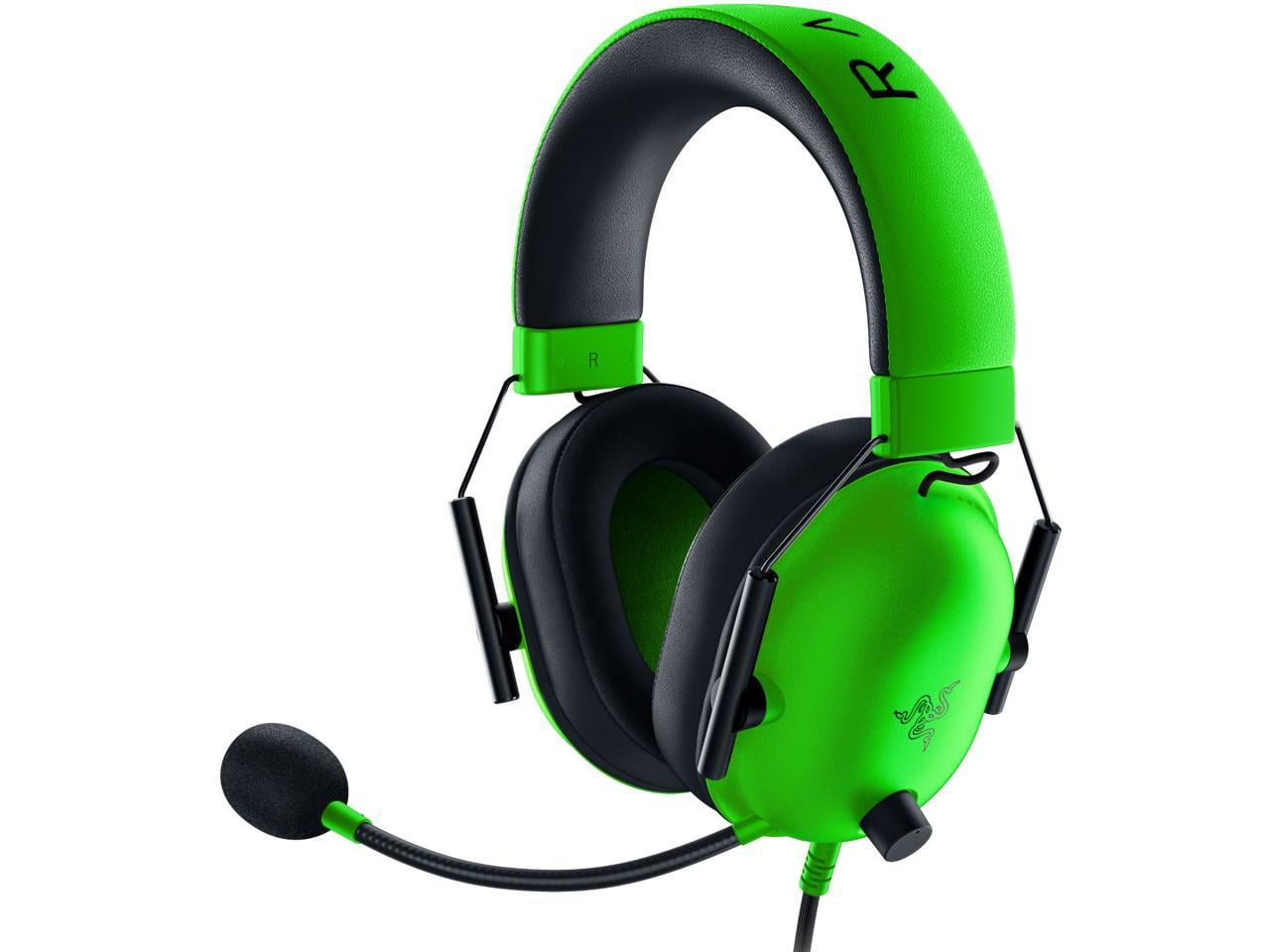 Razer BlackShark V2 X Gaming Headset: 7.1 Surround Sound - 50mm Drivers - Memory Foam Cushion - for PC, PS4, PS5, Switch, Xbox One, Xbox Series X|S, Mobile - 3.5mm Audio Jack Green
