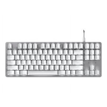Razer BlackWidow Lite - Keyboard - backlit - USB - QWERTY - US - key switch: Razer Orange - mercury white