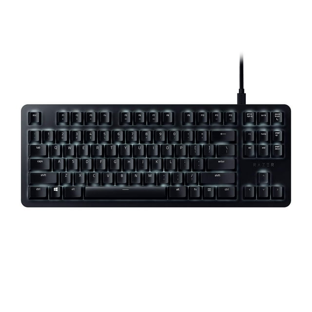 Razer BlackWidow Lite: Silent and Tactile Gaming Keyboard - Compact with Detachable Cable - Tenkeyless Design - Razer Orange Switches