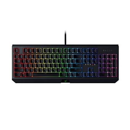 Razer - BlackWidow Wired Gaming Mechanical Green Switch Keyboard with RGB Chroma Backlighting - Black