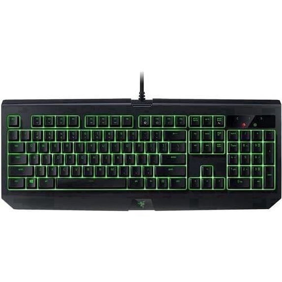 Razer BlackWidow Ultimate - Water and Dust Resistant Backlit Mechanical Gaming Keyboard with Razer Green Switches (Tactile & Clicky)