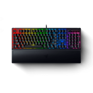 Razer BlackWidow V3 Full Size Mechanical Gaming Keyboard for PC, Chroma RGB, Wrist Rest, Black