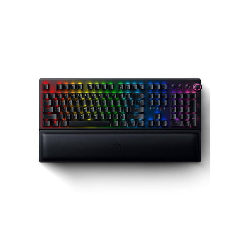  Razer BlackWidow Mechanical Gaming Keyboard: Green Mechanical  Switches - Tactile & Clicky - Chroma RGB Lighting - Anti-Ghosting -  Programmable Macro Functionality : Video Games