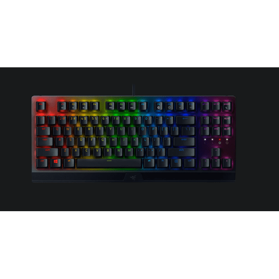 Pre-Owned Razer BlackWidow V3 Tenkeyless Compact Mechanical Gaming Keyboard - Green Switch