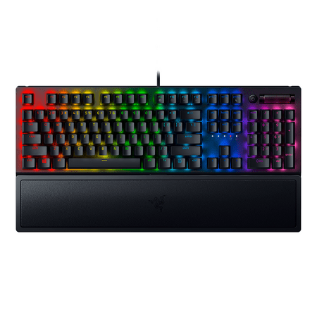Razer - Blackwidow V3 Full-size Wired Mechanical Gaming Yellow Linear Switch Keyboard with RGB Backlighting - Black