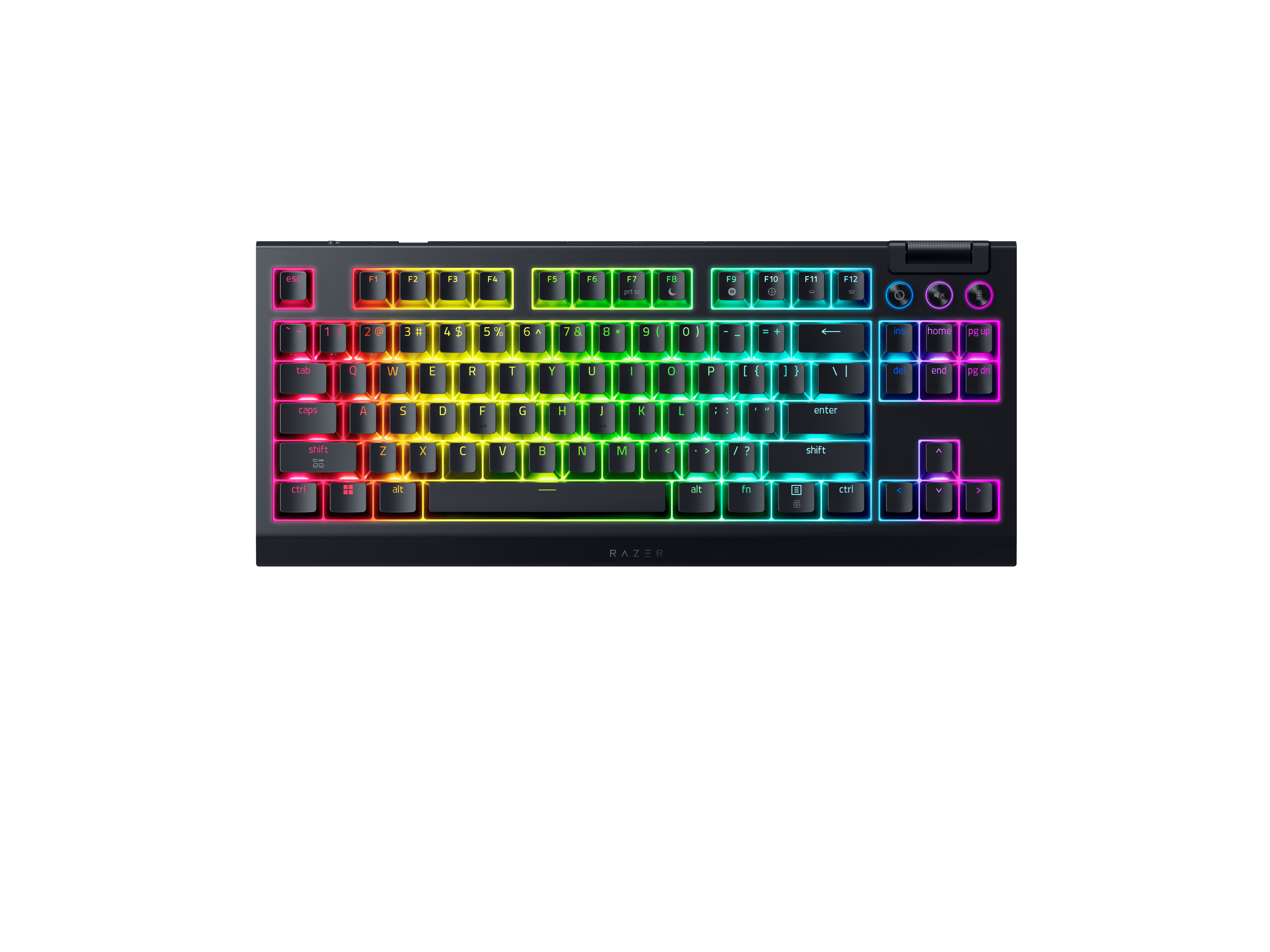 Razer BlackWidow V4 Tenkeyless HyperSpeed Wireless Hot-Swappable PC ...