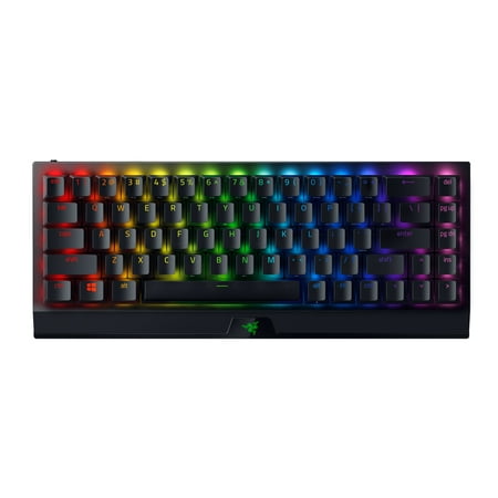 Razer - BlackWidow V3 Mini Hyperspeed 65% Wireless Mechanical Linear Switch Gaming Keyboard with Chroma RGB Backlighting - Black