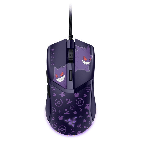 Razer Cobra Light-Weight Wired PC Gaming Mouse with Chroma RGB, Pokemon Gengar Edition