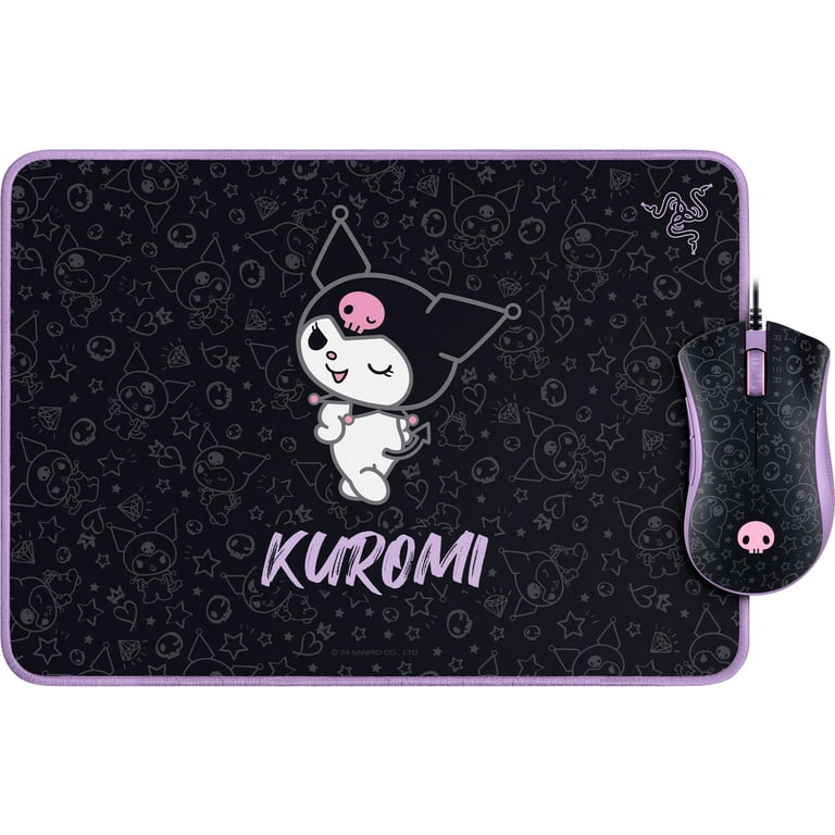 Razer DeathAdder Essential and Goliathus Mouse Mat Bundle - Kuromi