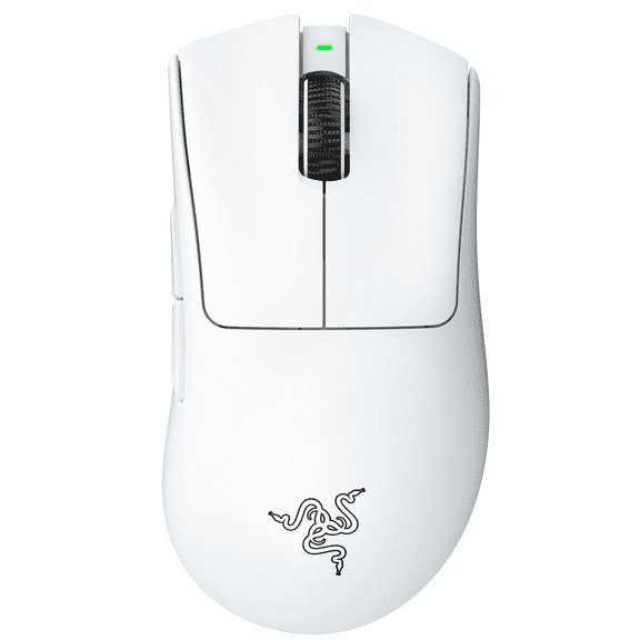 Razer DeathAdder V3 Pro Wireless Esports Gaming Mouse, 64g, 5 Buttons, 2.4GHz, Bluetooth, White