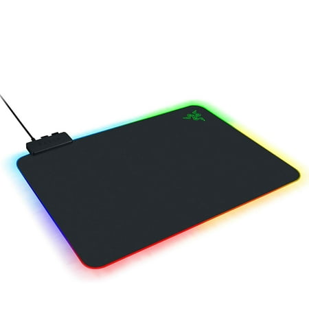 Razer - Firefly V2 Hard Surface Gaming Mouse Pad with Chroma RGB Lighting - Black