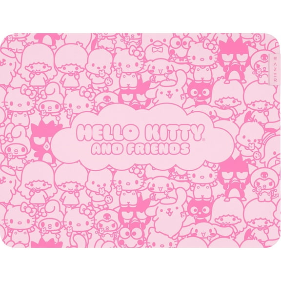 Open Box Razer Gigantus V2 Soft Gaming Medium Mouse Mat, Hello Kitty & Friends