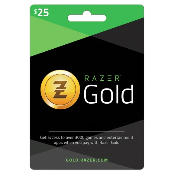 Razer Gold $25 Gift Card [Physical]