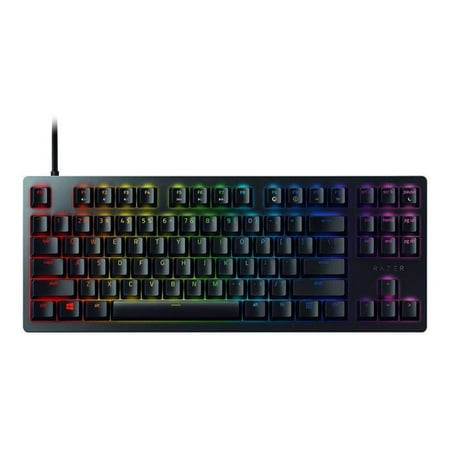 Razer - Huntsman Tournament Edition TKL Wired Optical Linear Switch Gaming Keyboard with Chroma RGB Backlighting - Black