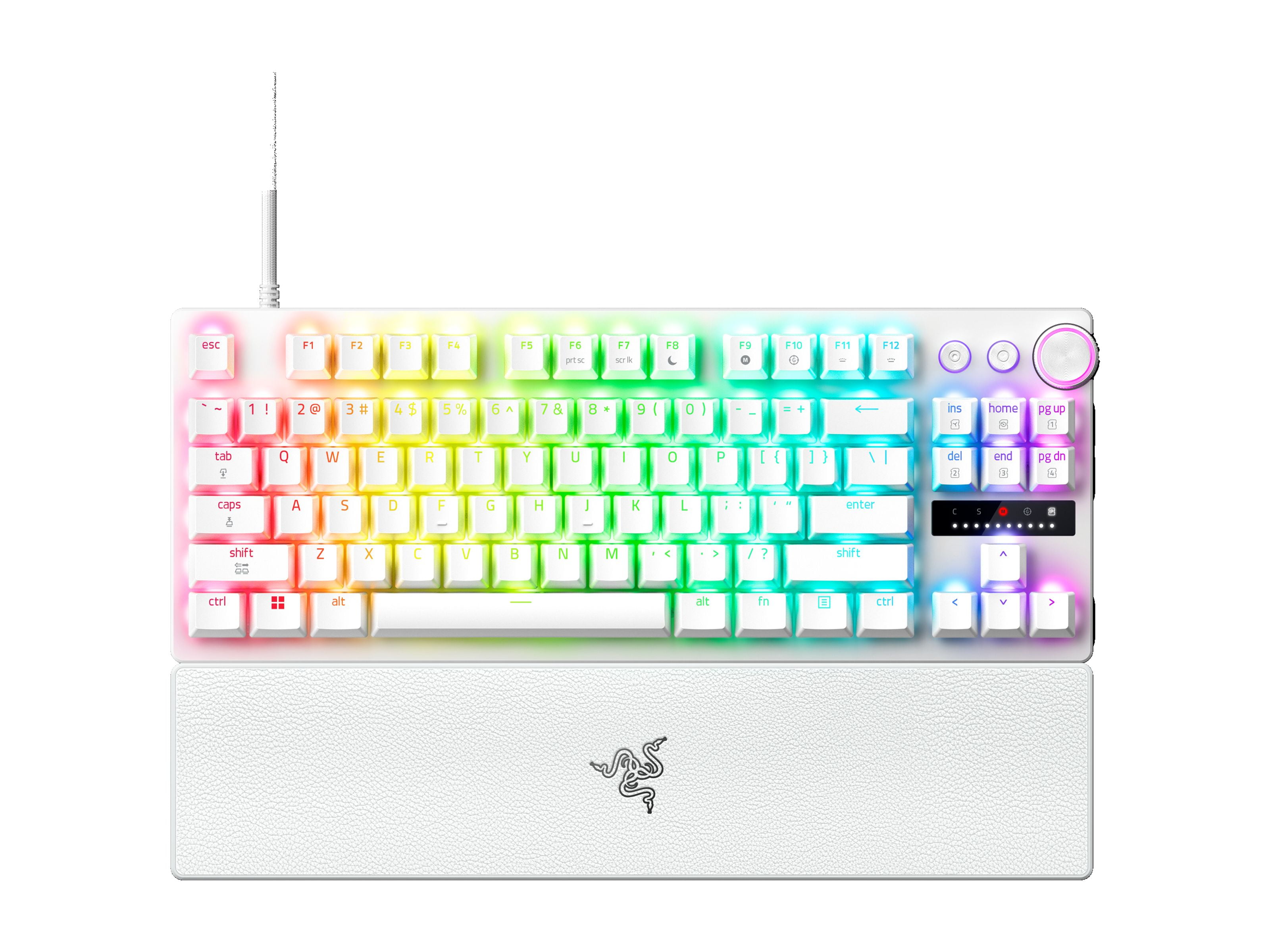 Razer Huntsman V3 Pro Tenkeyless 8KHz Analog Optical Esports PC Keyboard - White Edition