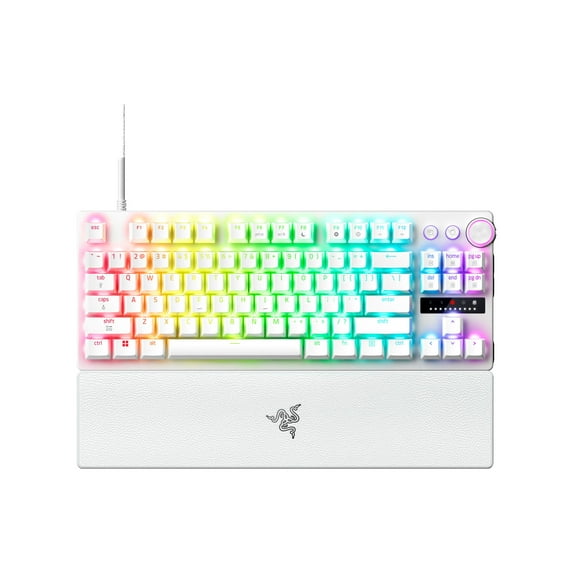 Razer Huntsman V3 Pro Tenkeyless 8KHz Analog Optical Esports PC Keyboard - White Edition