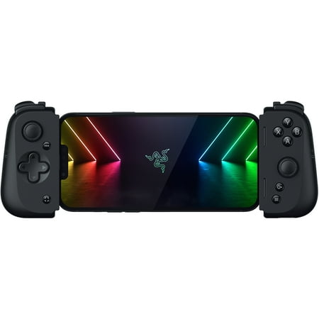 Razer Kishi V2 Mobile Gaming Controller for iPhone, Console Quality Controls, Universal Fit with Extendable Bridge, Stream PC, Xbox, PlayStation Games, Customizable Triggers, Ergonomic Design