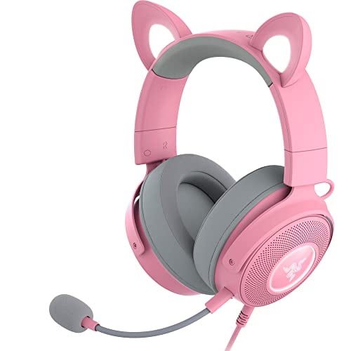 Razer Kraken Kitty Edition V2 Pro Wired RGB Gaming Headset Pink Certified Refurb Walmart