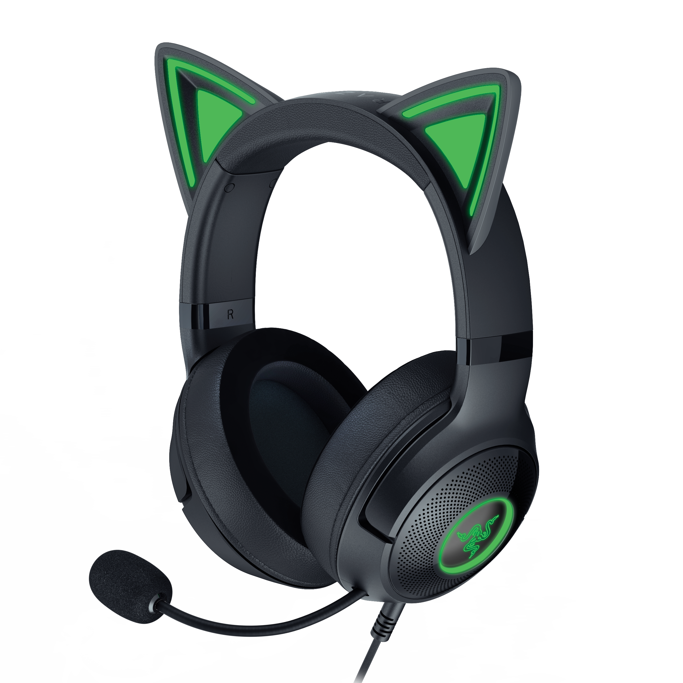 ヘッドホン Razer Kitty Quartz Black Razer Kraken Kitty Over-Ear Headset, Black - Walmart.com