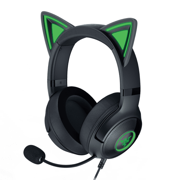 Razer Kraken Kitty Over-Ear Headset, Black