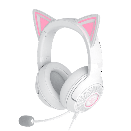 Razer - Kraken Kitty V2 Wired Gaming Headset - White