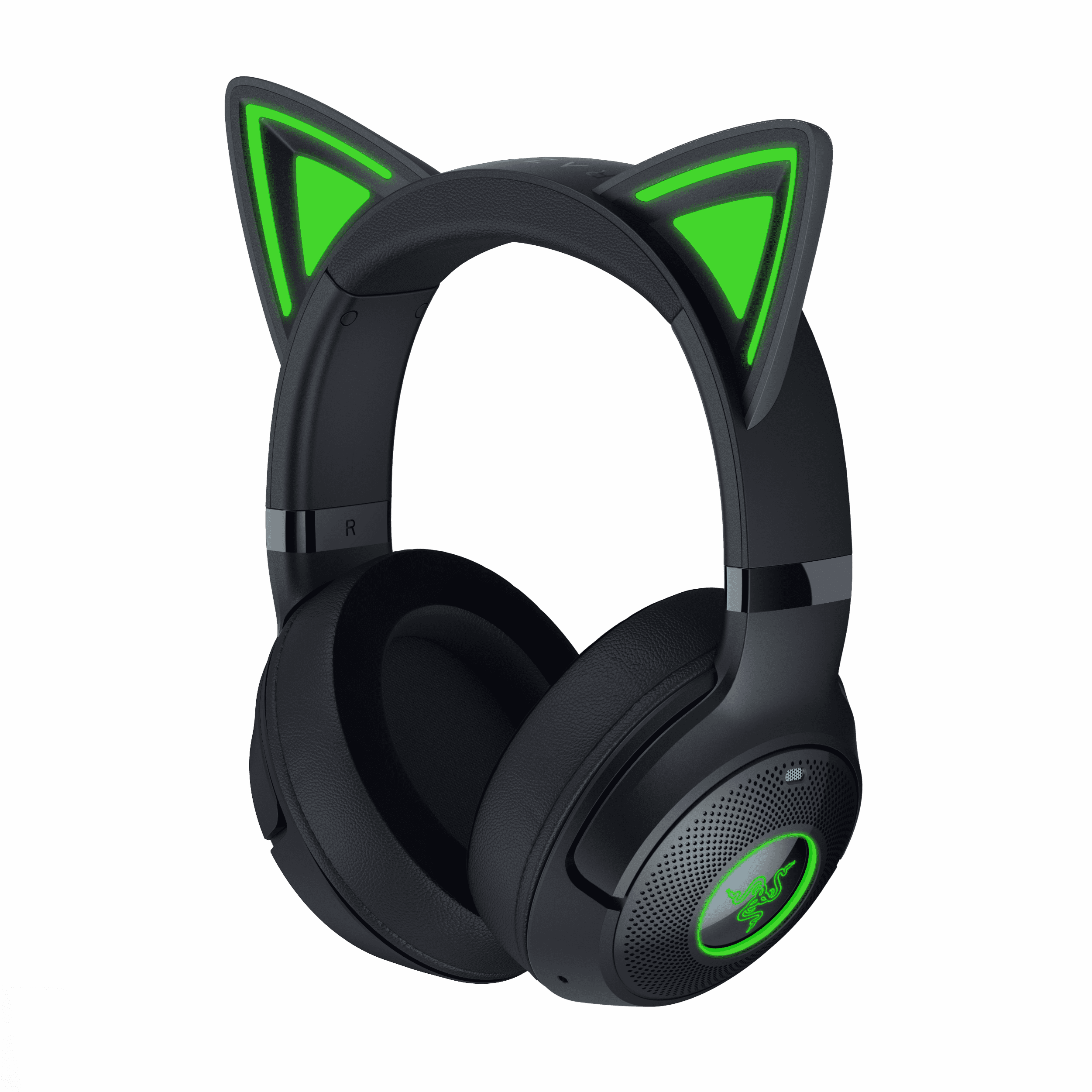 Razer Kraken Kitty V2 Wireless Bluetooth Headset for PC with RBG Kitty Ears, Black