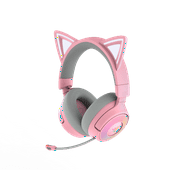 Razer Kraken Kitty V3 Pro Wireless RGB Kitty Headset for Gaming and Streaming, Quartz