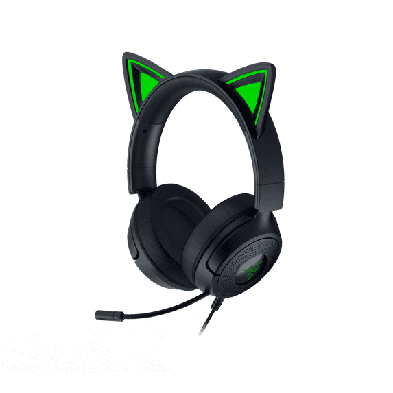 Razer Kraken Kitty V3 X Wired Kitty Headset for Gaming, 3.5mm, Black