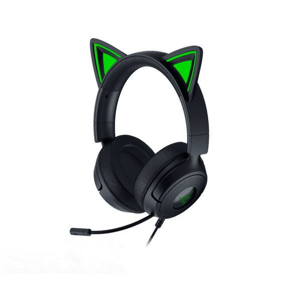 Razer Kraken Kitty V3 X Wired Kitty Headset for Gaming, 3.5mm, Black